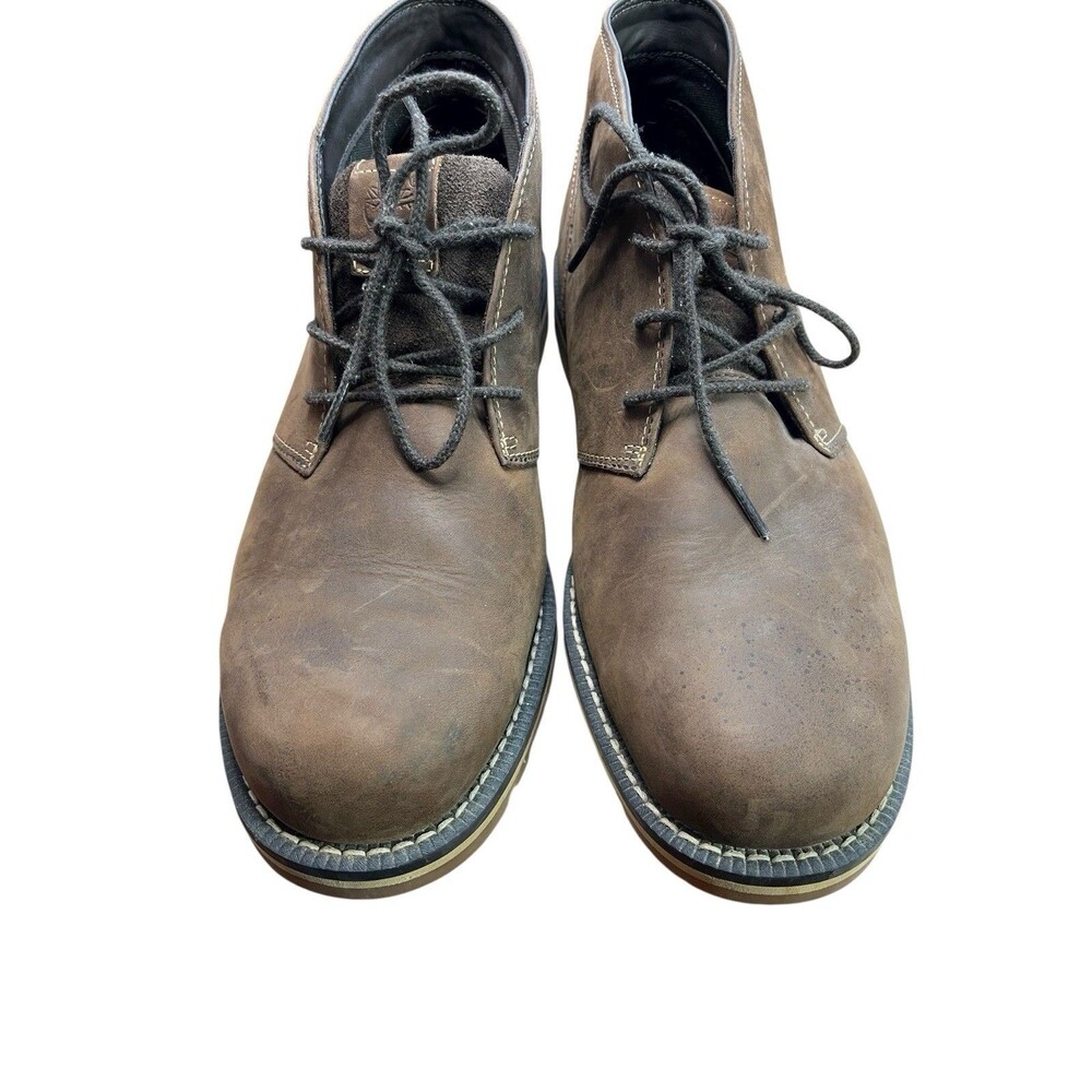 TIMBERLAND A12HY GRANTLY CHUKKA BOOT DARK OILED BROWN LEATHER ORTHOLITE 11.5 - Picture 6 of 10